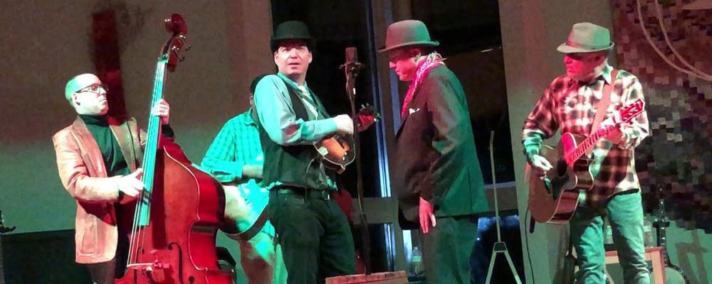 The Gravy Boys performing