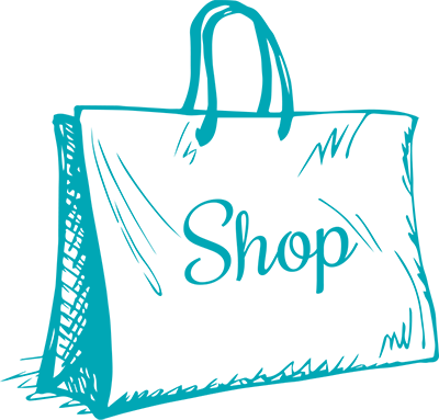Retail Store Icon - Vintage illustration of a shopping bag