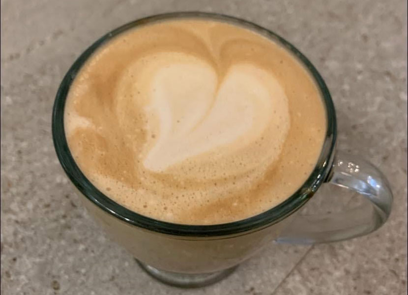 Photo of a cappuccino